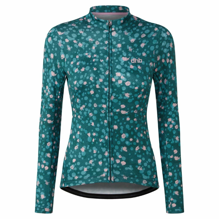 Dhb Moda Womens Long Sleeve Jersey (Rain) 3 Dhb Moda Womens Long Sleeve Jersey (Rain)