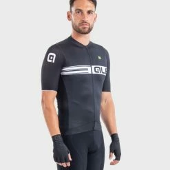 Alé Alé PR-S Logo Summer Cycling Jersey -Cykelsko Butik Al PR S Logo Summer Cycling Jersey Jerseys Black SS21 L21081401 01 0
