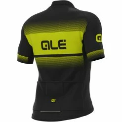Alé Alé Solid Blend Cycling Jersey -Cykelsko Butik Al Solid Blend Cycling Jersey Jerseys Black Fluro Yellow SS21 L20156540 01 0