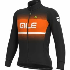Alé Alé Solid Blend Winter Jersey 8 Alé Alé Solid Blend Winter Jersey -Cykelsko Butik Al Solid Blend Winter Jersey Jerseys Black Fluro Orange AW20 L21016559 02 0
