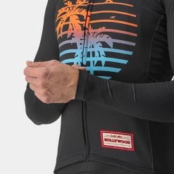 Castelli Hollywood Long Sleeve Cycling Jersey -Cykelsko Butik Castelli Hollywood Long Sleeve Cycling Jersey Jerseys Hollywood Black AW21 CS4300092B040102 1