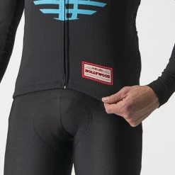 Castelli Hollywood Long Sleeve Cycling Jersey -Cykelsko Butik Castelli Hollywood Long Sleeve Cycling Jersey Jerseys Hollywood Black AW21 CS4300092B040102 2