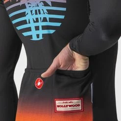 Castelli Hollywood Long Sleeve Cycling Jersey -Cykelsko Butik Castelli Hollywood Long Sleeve Cycling Jersey Jerseys Hollywood Black AW21 CS4300092B040102 5