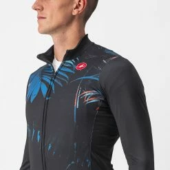 Castelli Hollywood Long Sleeve Cycling Jersey -Cykelsko Butik Castelli Hollywood Long Sleeve Cycling Jersey Jerseys Miami Black AW21 CS4300092B040073 1