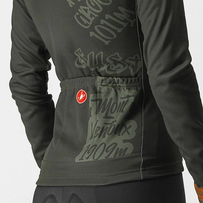 Castelli Women's Graffiti Thermal Long Sleeve Cycling Jerse 9 Castelli Women's Graffiti Thermal Long Sleeve Cycling Jerse - Billede 7