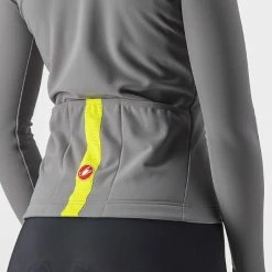 Castelli Women's Tutto Nano ROS Jersey -Cykelsko Butik Castelli Women s Tutto Nano ROS Jersey Jerseys Nickel Grey Yellow F AW22 CS205590641 3