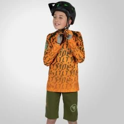 Endura Kid's MT500JR Long Sleeve Print Cycling Jersey 16 Endura Kid's MT500JR Long Sleeve Print Cycling Jersey -Cykelsko Butik Endura Kid s MT500JR Long Sleeve Print Cycling Jersey Jerseys Tangerine SS23 E7156OT K7