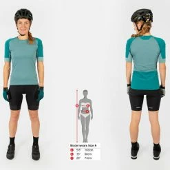 Endura Women'ss GV500 Cycling Jersey -Cykelsko Butik Endura Women ss GV500 Cycling Jersey Jerseys SpruceGreen SS22 E6208GS 4 1