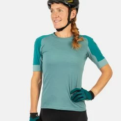 Endura Women'ss GV500 Cycling Jersey -Cykelsko Butik Endura Women ss GV500 Cycling Jersey Jerseys SpruceGreen SS22 E6208GS 4 2