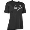 Fox Racing Women's Ranger Short Sleeve Foxhead Cycling Jersey -Cykelsko Butik Fox Racing Women s Ranger Short Sleeve Foxhead Cycling Jersey Jerseys Black SS22 29301 001 XS