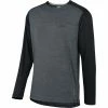 IXS Flow X Long Sleeve Cycling Jersey -Cykelsko Butik IXS Flow X Long Sleeve Cycling Jersey Jerseys Graphite Solid Black 2022 473 510 1370 003 S