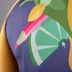 Isadore Women's Alternative Cycling Jersey Vision Of Life -Cykelsko Butik Isadore Women s Alternative Cycling Jersey Vision of Life Jerseys Blue Orange SS19 3