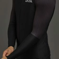 Le Col Pro Aero Long Sleeve Cycling Jersey -Cykelsko Butik Le Col Pro Aero Long Sleeve Cycling Jersey Jerseys Black SS22 PRAE07 S B 5