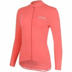 Le Col Women's Pro Long Sleeve Jersey -Cykelsko Butik Le Col Women s Pro Long Sleeve Jersey Jerseys Flamingo SS22 WMEP95 X F 0