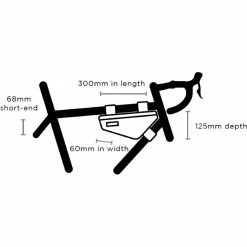 Restrap Steltaske (Small) 13 Restrap Steltaske (Small) -Cykelsko Butik Restrap Frame bag Small Frame Bags Black 2017 RS FBG SML BLK 3