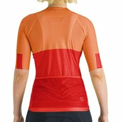 Sportful Women's Pro Cycling Jersey -Cykelsko Butik Sportful Women s Pro Cycling Jersey Jerseys Chili Red Pompelmo SS22 SF220141401