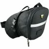 Topeak Aero Wedge Stor Sadeltaske Med Spænde -Cykelsko Butik Topeak Aero Wedge Buckle Large Saddle Bag Saddle Bags Black 2015 TC2262