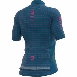 Alé Alé Women's PRR Green Road Jersey -Cykelsko Butik prod199267 Azzure20Blue 20Fluro20Pink NE 02