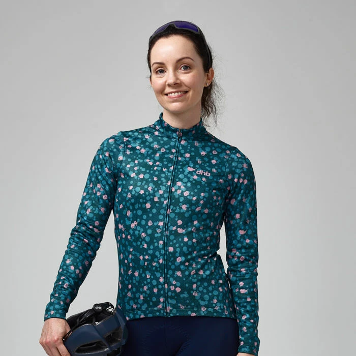 Dhb Moda Womens Long Sleeve Jersey (Rain) 10 Dhb Moda Womens Long Sleeve Jersey (Rain) - Billede 8